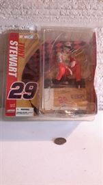 Tony Stewart Nascar figurine, new in box.