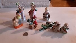 Vintage figurines from Japan.
