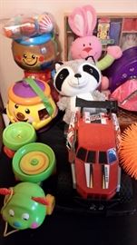 Lots of toys for the kiddos