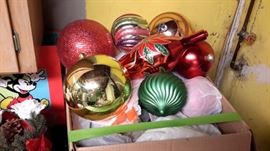 Large Christmas ball ornaments