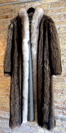 Women’s Racoon and Fox Coat, 45”L https://ctbids.com/#!/description/share/128540
