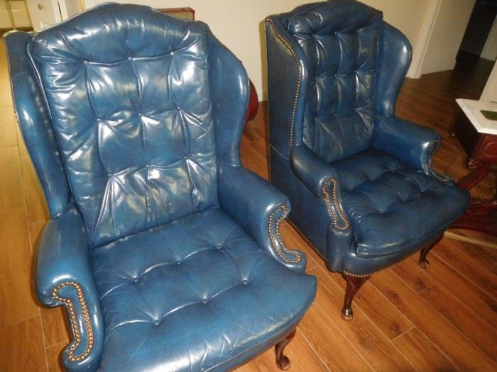 Pair of nice leather chairs