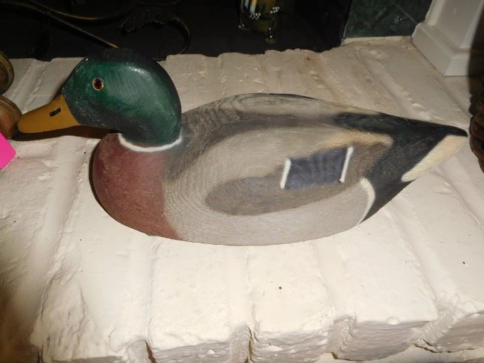 Hand-carved duck