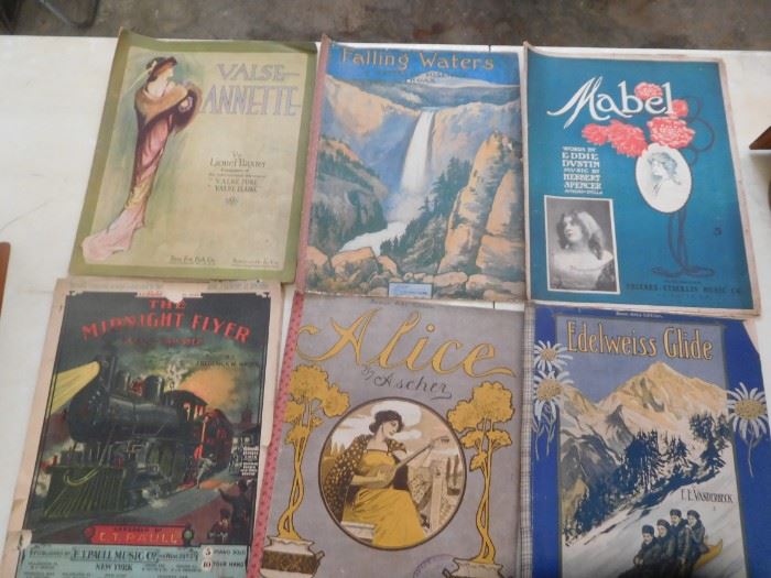 Loads of Art Deco era sheet music