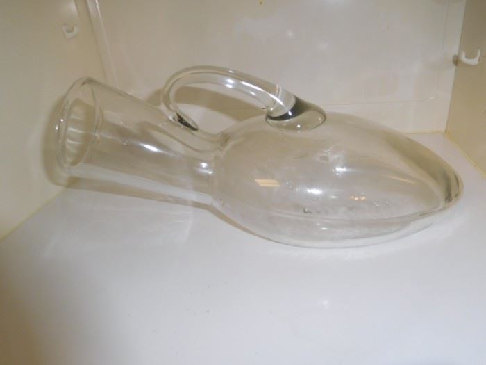 Vintage glass urinal.....works good!