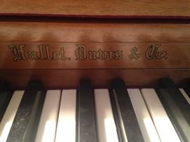 Hallet, Davis, & Co. piano