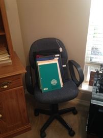 One of two office chairs