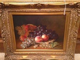 Beautifully framed still life art