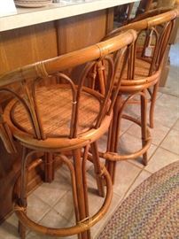 Two matching bar stools