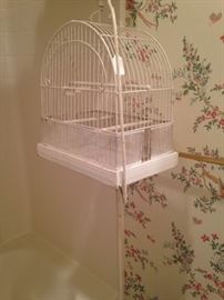 Another floor stand bird cage