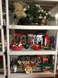 Large selection of Christmas decor