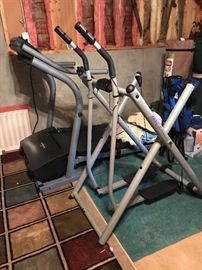 Treadmill and Glider Elliptical Exercise Machine