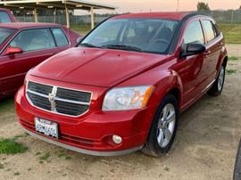 #60: 2011 Dodge Caliber
Estimated DMV Registration: $204 and $70 doc fees 

Year: 2011
Make: Dodge
Model: Caliber
Vehicle Type: Passenger Car
Mileage: 
Plate: 
Body Type: 4 Door Hatchback
Trim Level: Mainstreet
Drive Line: FWD
Engine Type: L4, 2.0L; DOHC 16V
Fuel Type: Gasoline
Horsepower:
Transmission:
VIN #: 1B3CB3HA9BD162440
