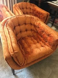 Set of three amazing mid century modern chairs by Castro Convertibles! They are fun, amazing and to top it of amazingly comfortable! 