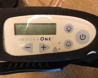 Like new, barely used InogenOne portable oxygen machine. This machine was purchased a few months ago and only used a few times. Please ask to see at the cashier desk.