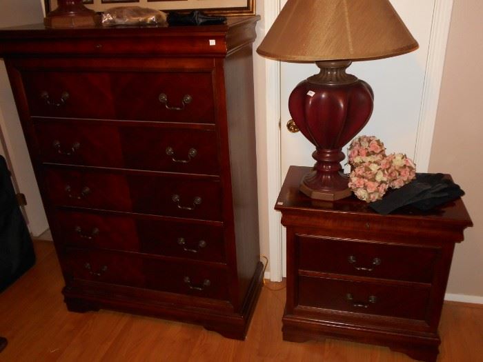 beautiful chest of drawers  and night stand