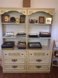 Pair of 1970's bookcase/cabinets