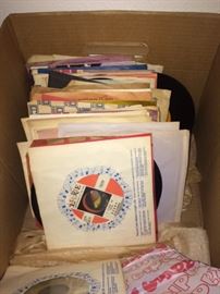 collection of 45's