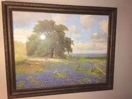 Salinas bluebonnet print