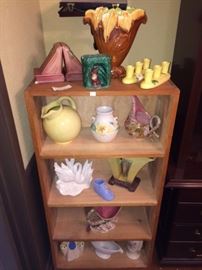 Roseville, Hull, Weller and McCoy pottery