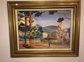 Nice vintage oil painting