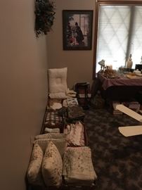 Linens and more.