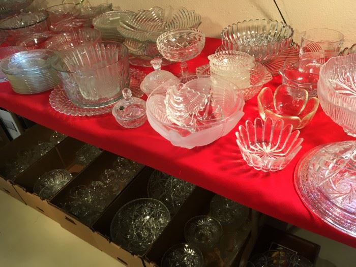 Upon the spring holiday or special occasion the presentation with the many, many platters, plates, or bowls would give that exceptional finish look.