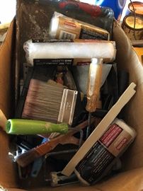 Paint Brushes, Rollers, Pans, Mixers & Trays