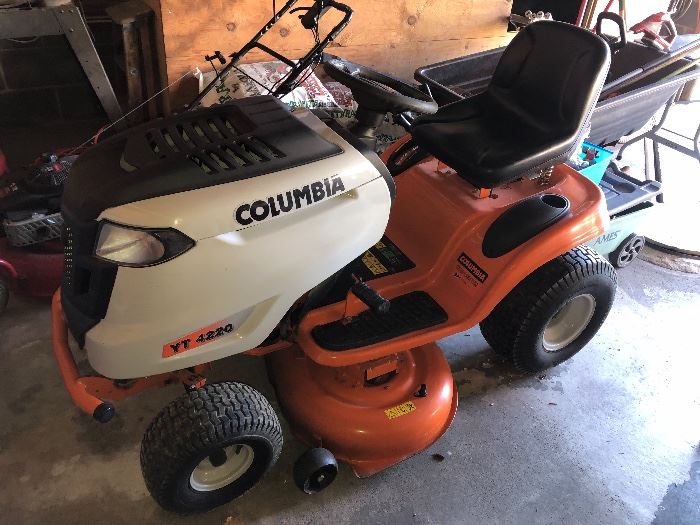 Columbia Hydrostatic Garden Tractor with 41” Cutting Deck and Kohler Courage 20HP Engine