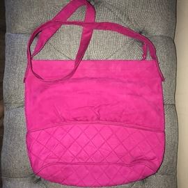 VINTAGE BOTTEGA VENETA PINK SUEDE HANDBAG