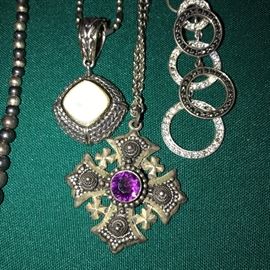 STERLING SILVER CROSS FROM JERUSALEM