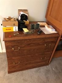 Two drawer file cabinet