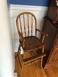 Wooden high chair