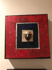 Gloria Ortiz Mixed media on masonite