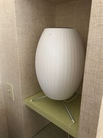Pair George Nelson Cigar Tripod Lamp