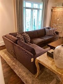 Kravet sectional sofa.