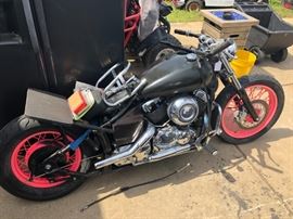 Yamaha motorcycle, no keys, no registration. Do not know if it runs or not. Sold as is. $500 or best offer. Call for details.