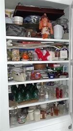 LOTS of misc and glassware, Salt & pepper sets