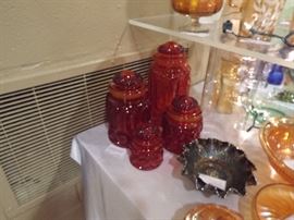 Moon & Star Pattern Glass