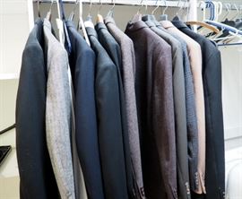 Mens Suits Including Jackets, Slacks, Button Up Shirts, American Craftsman, Haggar, Pembrook, Bill Bliss, Sizes 40-42 Approx Qty 9