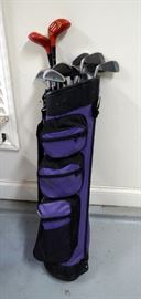 Palm Springs Desert Classic 2, Drives, Wedges And Spalding Golf Bag, 12 Clubs Total