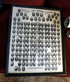 1930's State Officers And General Representative From The State Of Colorado, 21" x 17" And Nargus Annual Convention Photographs, Qty 2