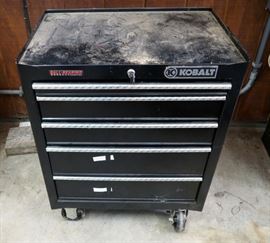 Kobalt 5 Drawer Rolling Tool Chest Includes Contents And Key