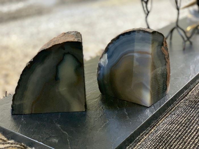 Stone bookends