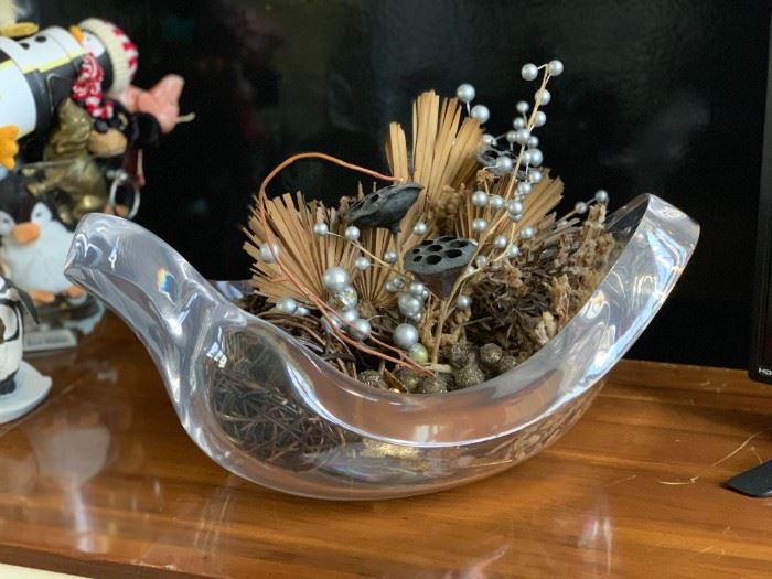 Lucite Bowl