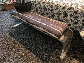 Lucite Bench