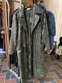 Long Green Leather Jacket