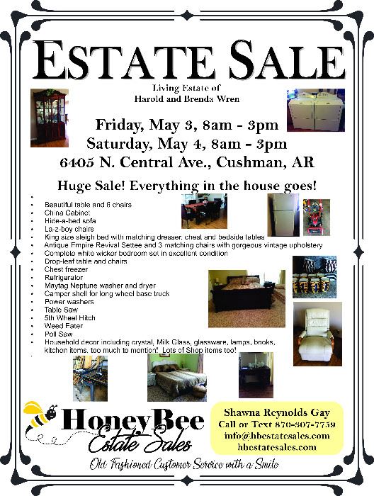 harold and brenda wren estate sale