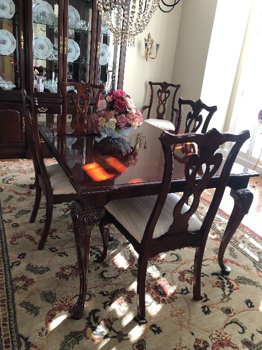 Dining room table and chairs $900