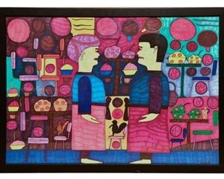 33. Broussard, Regina Couple with Squirrel